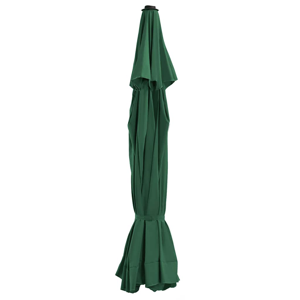 vidaXL Replacement Fabric for Outdoor Parasol Green 515 cm 1