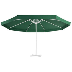 vidaXL Replacement Fabric for Outdoor Parasol Green 515 cm 3