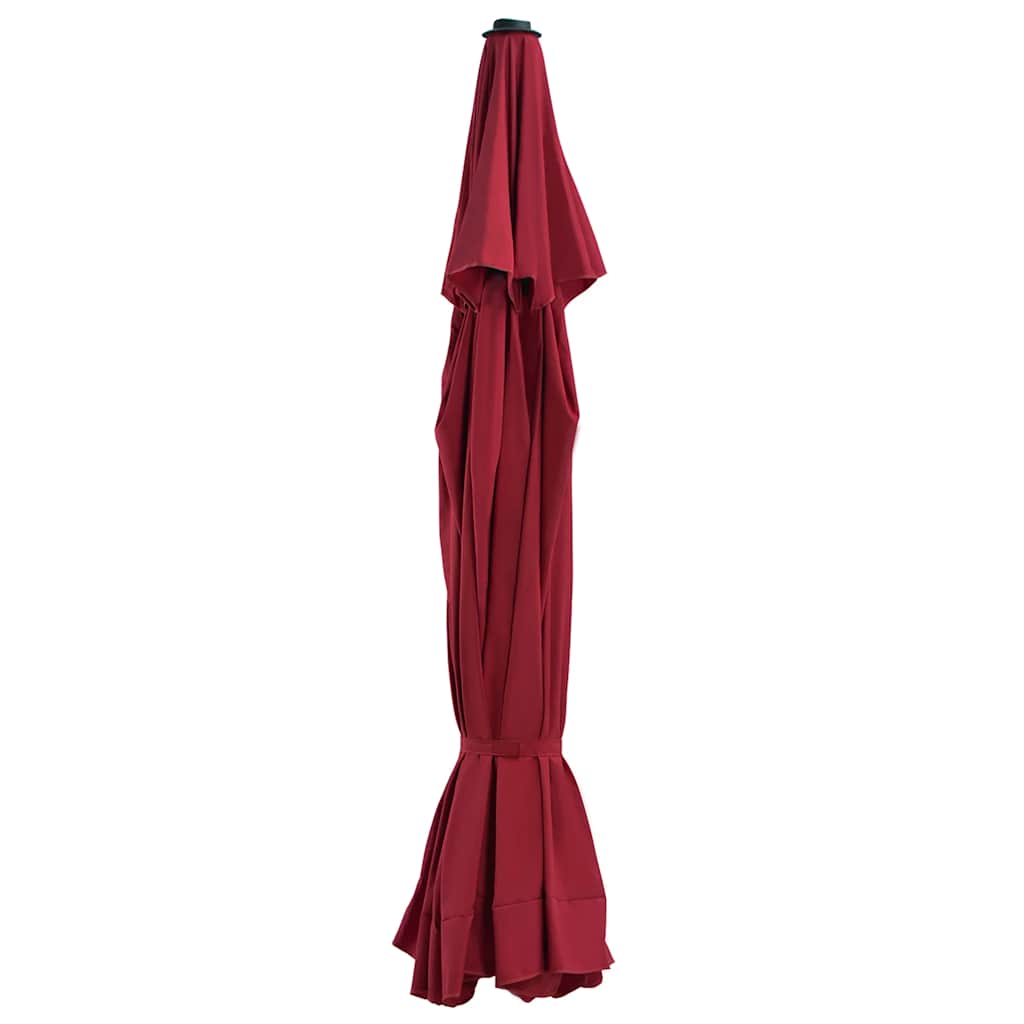 vidaXL Replacement Fabric for Outdoor Parasol Bordeaux Red 515 cm 1