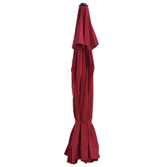 vidaXL Replacement Fabric for Outdoor Parasol Bordeaux Red 515 cm 1