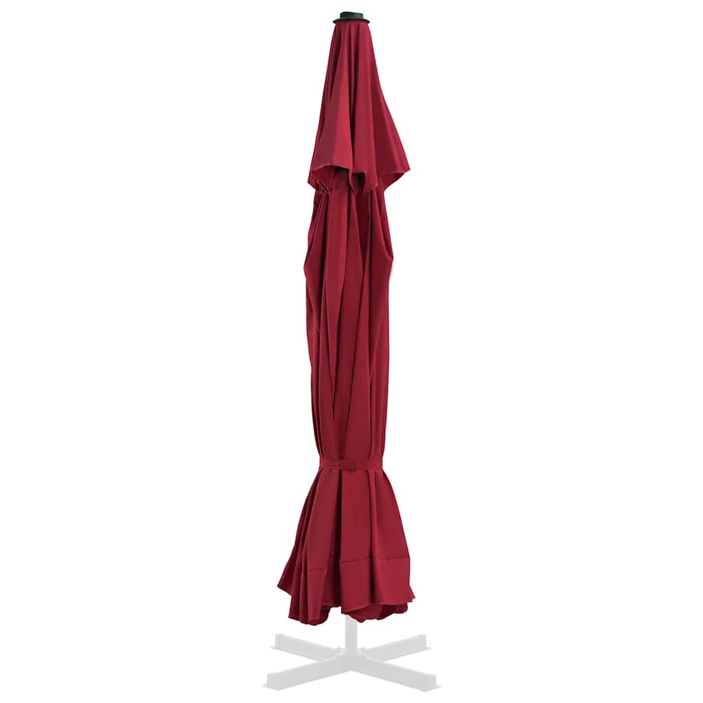 vidaXL Replacement Fabric for Outdoor Parasol Bordeaux Red 515 cm 3