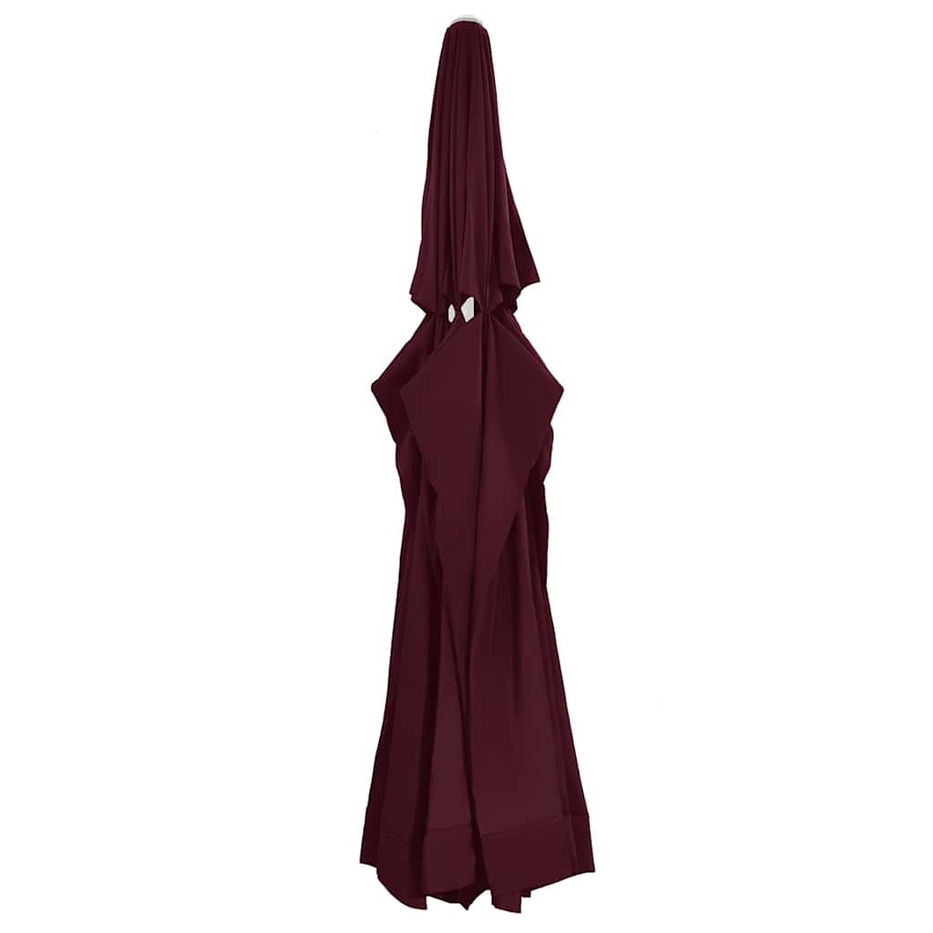 vidaXL Replacement Fabric for Outdoor Parasol Bordeaux Red 610 cm 1