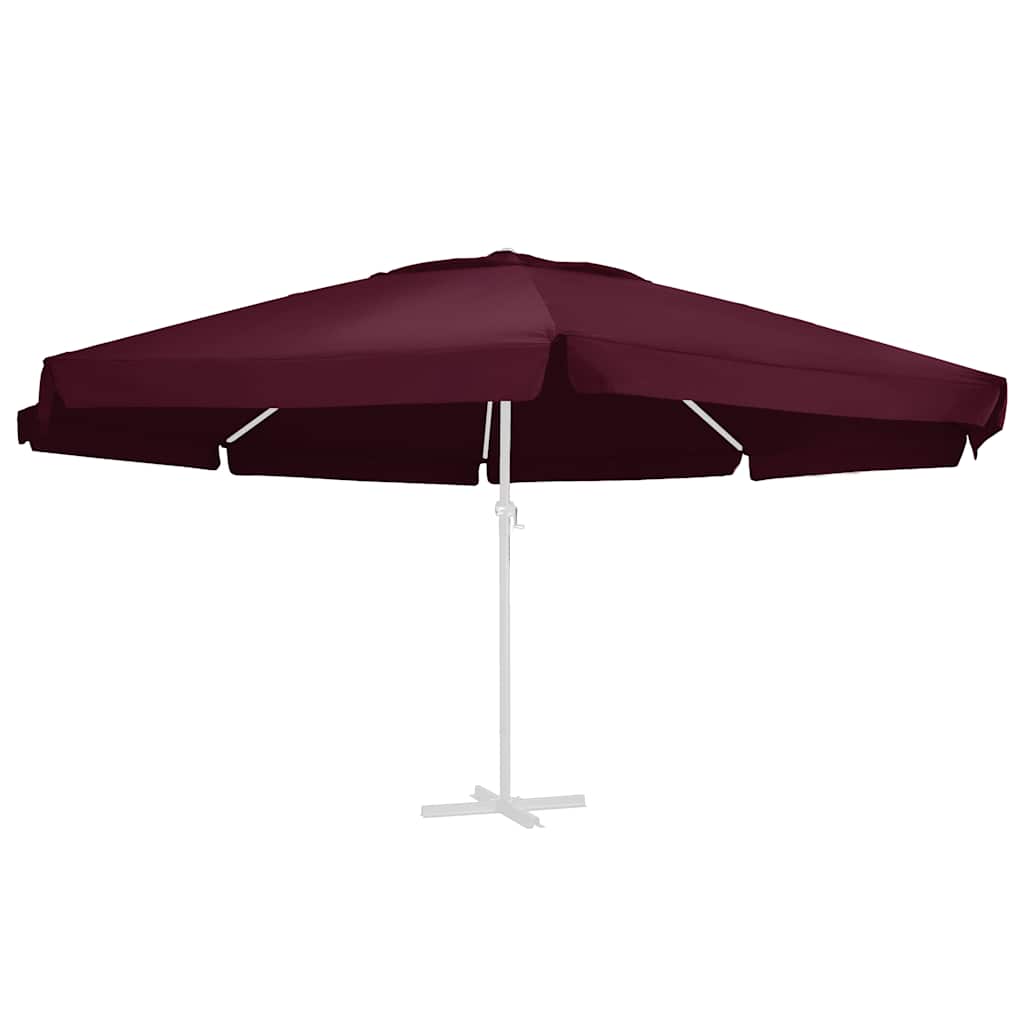 vidaXL Replacement Fabric for Outdoor Parasol Bordeaux Red 610 cm 2