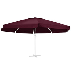 vidaXL Replacement Fabric for Outdoor Parasol Bordeaux Red 610 cm 2