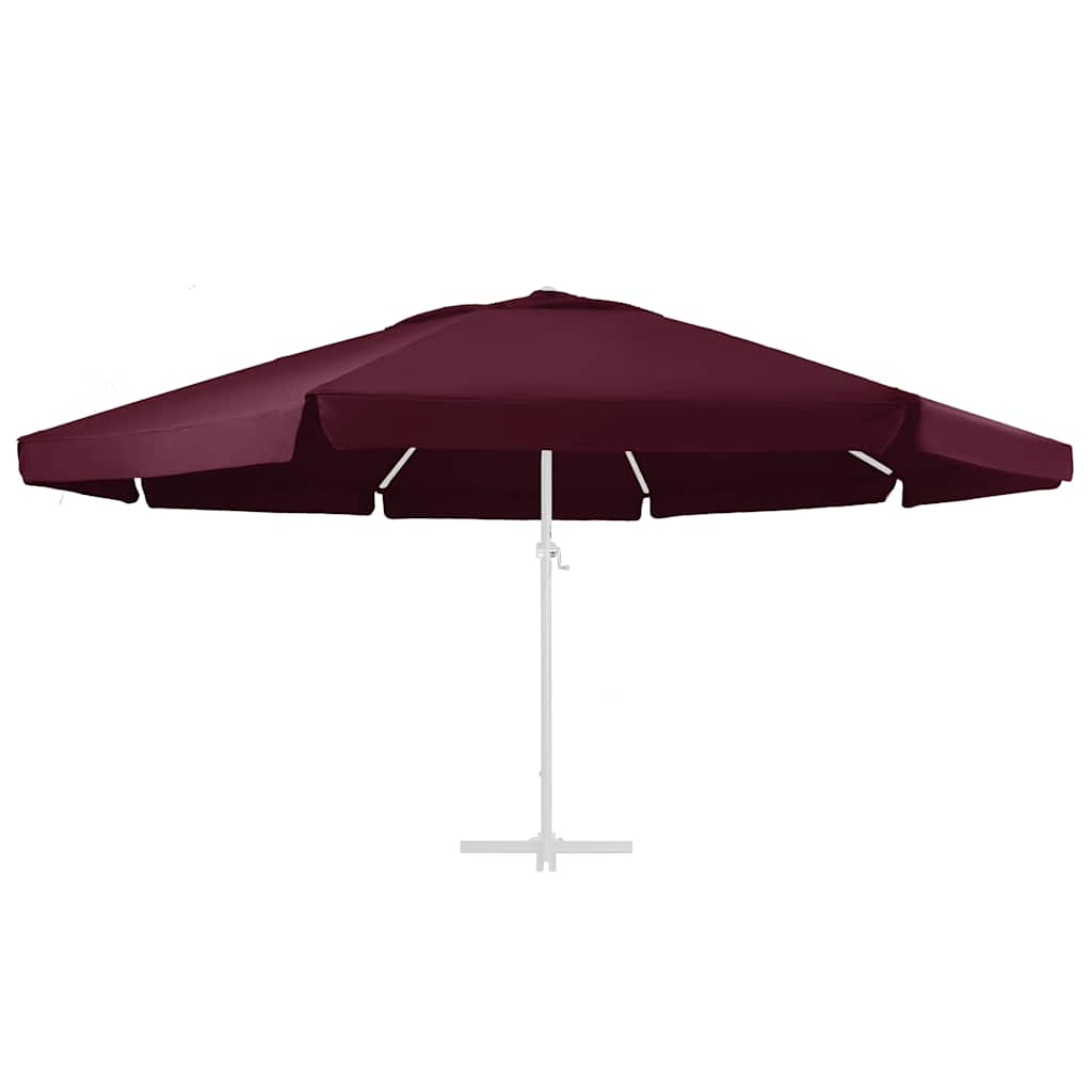 vidaXL Replacement Fabric for Outdoor Parasol Bordeaux Red 610 cm 3