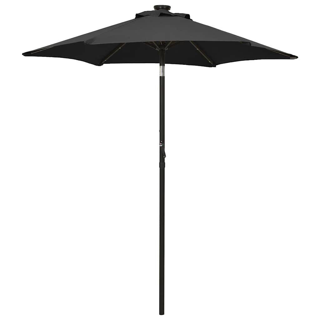 vidaXL Garden Parasol | Black and dark grey 1