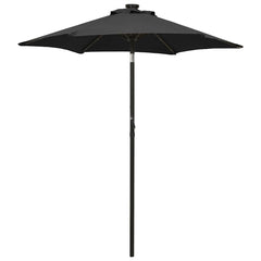 vidaXL Garden Parasol | Black and dark grey 1