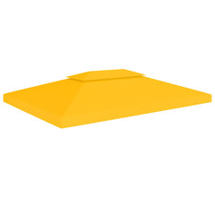 vidaXL 2-Tier Gazebo Top Cover 310 g/m² 4x3 m Yellow 1