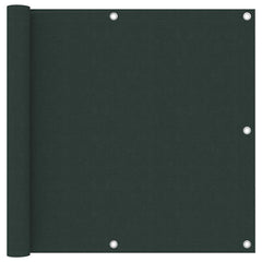 vidaXL Balcony Screen Dark Green 90x600 cm Oxford Fabric 1
