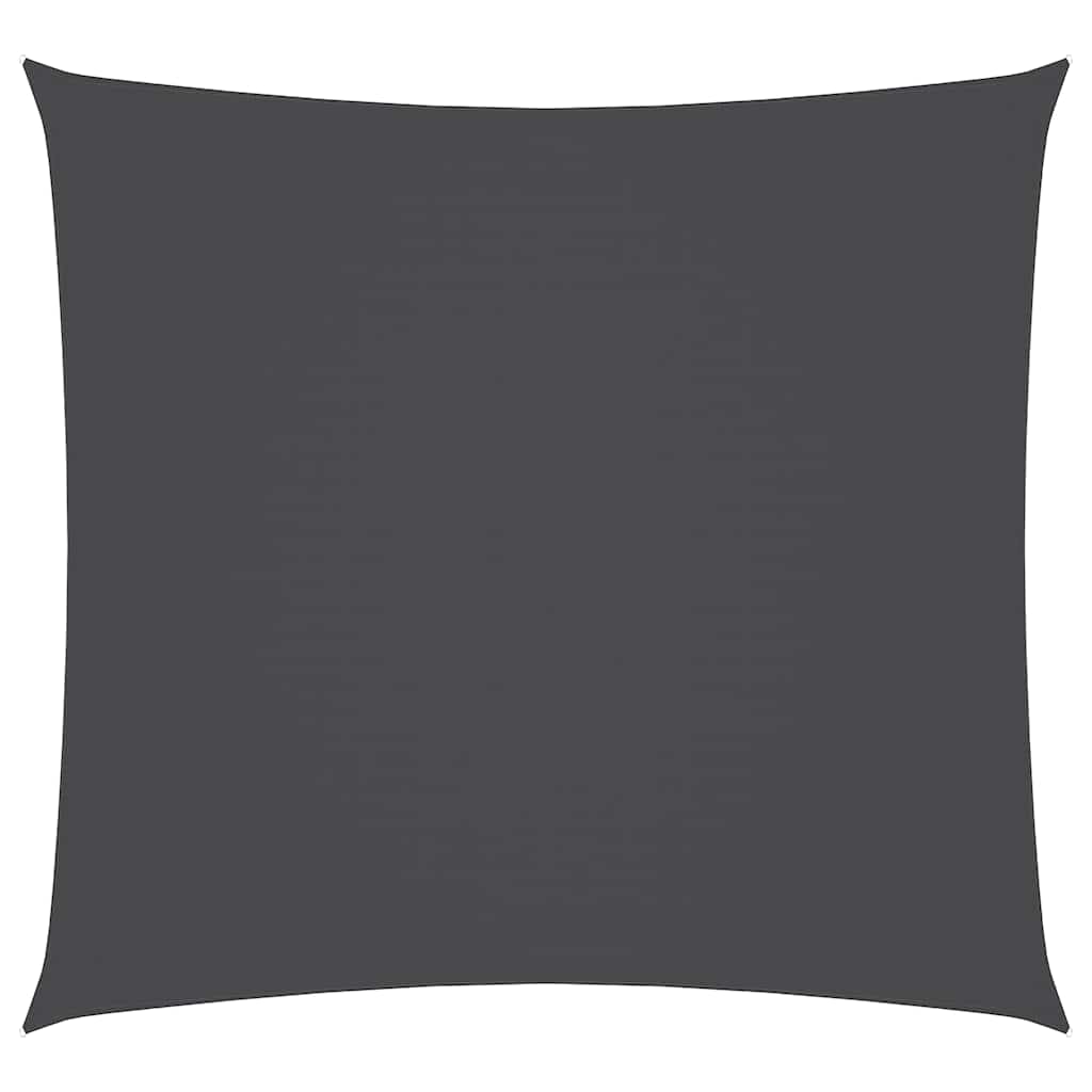 Sunshade Sail Oxford Fabric Square 4,5x4,5 m Width 4.5 m Anthracite