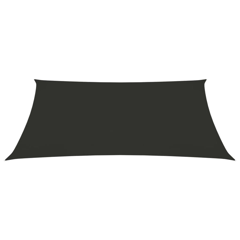 Sunshade Sail Oxford Fabric Rectangular 2.5x4.5 m Anthracite