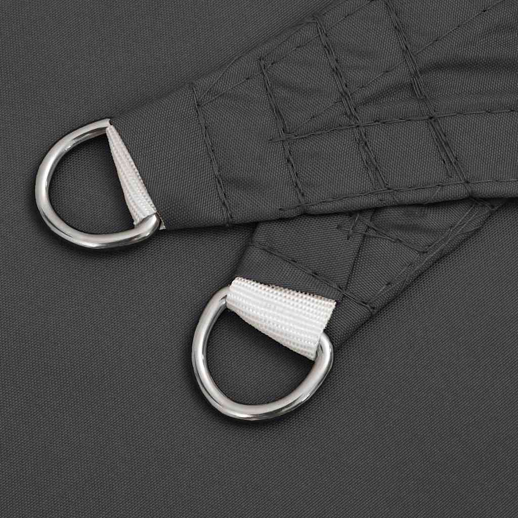 vidaXL Sunshade Sail Oxford Fabric Rectangular 5x8 m Anthracite 6