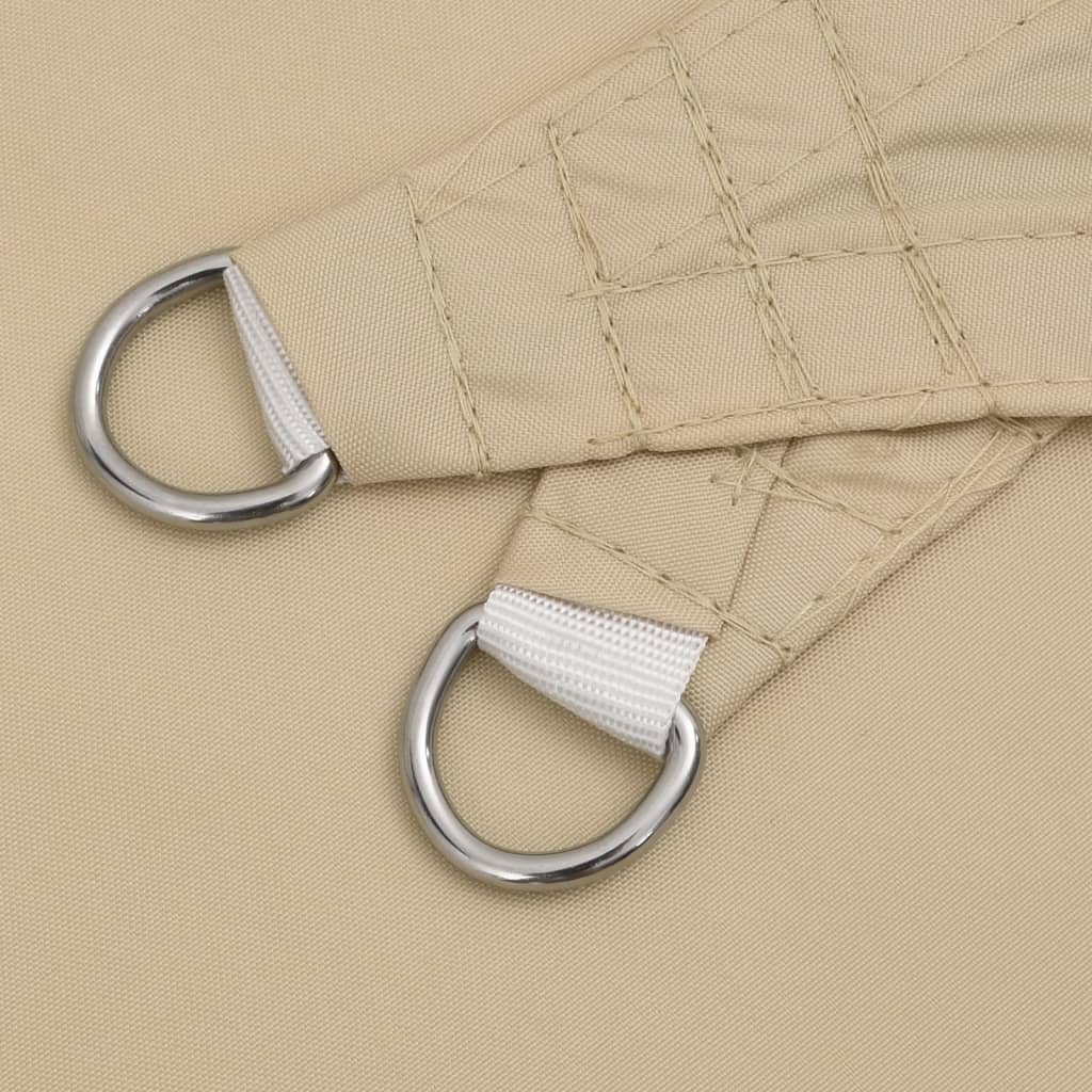vidaXL Sunshade Sail Oxford Fabric Square 6x6 m Beige 6