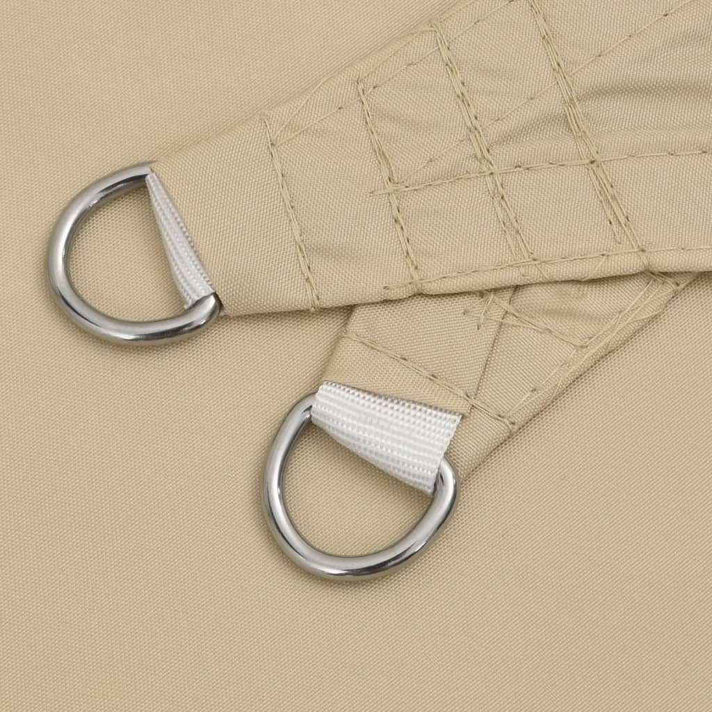vidaXL Sunshade Sail Oxford Fabric Square 7x7 m Beige 6