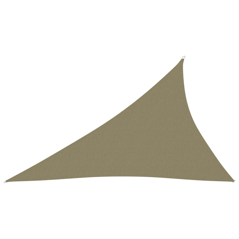 Sunshade Sail Oxford Fabric Triangular 3x4x5 m Beige