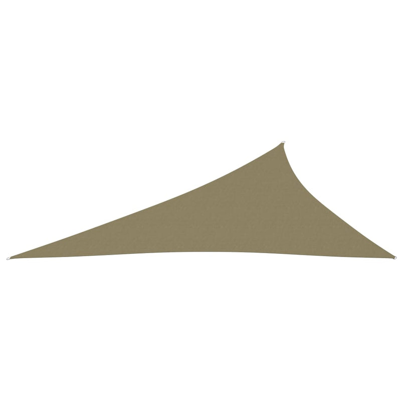 Sunshade Sail Oxford Fabric Triangular 3x4x5 m Beige