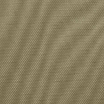 Sunshade Sail Oxford Fabric Triangular 3x4x5 m Beige