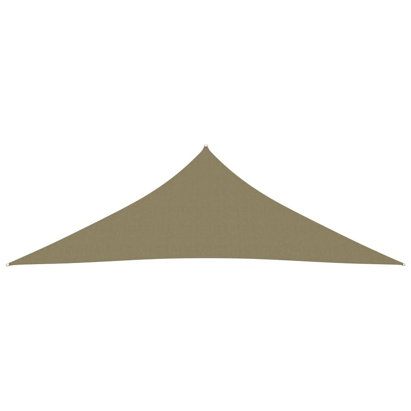 Sunshade Sail Oxford Fabric Triangular 4x4x5.8 m Beige