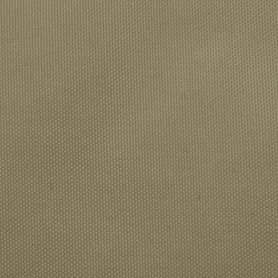 Sunshade Sail Oxford Fabric Triangular 4x4x5.8 m Beige