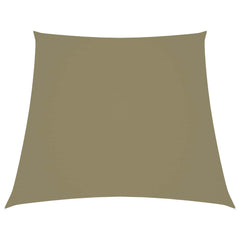 vidaXL Sunshade Sail Oxford Fabric Trapezium 2/4x3 m Beige 1