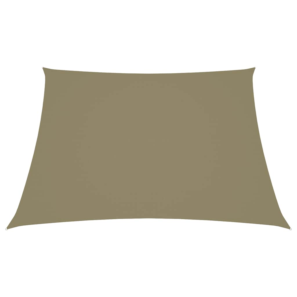 vidaXL Sunshade Sail Oxford Fabric Trapezium 2/4x3 m Beige 2