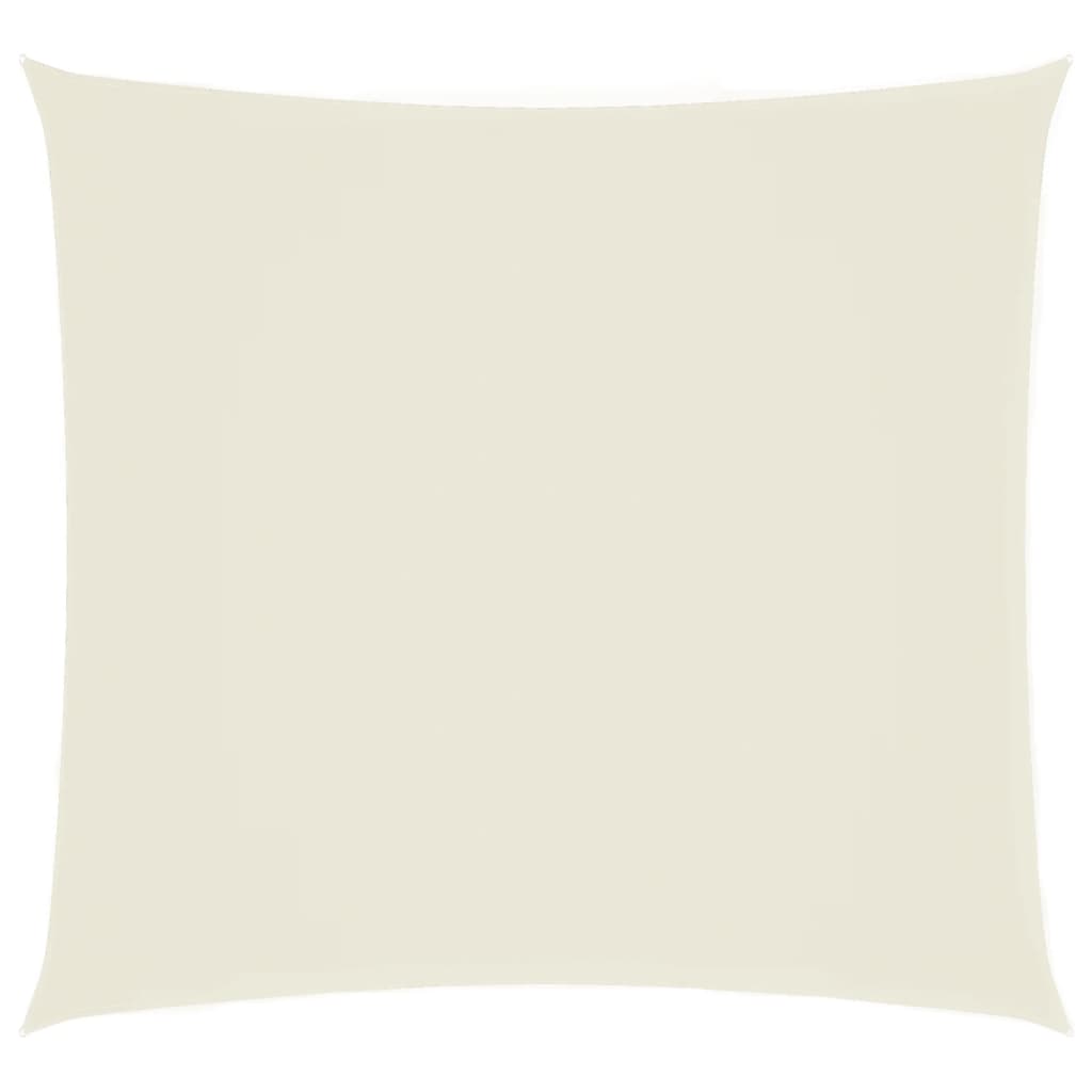 vidaXL Sunshade Sail Oxford Fabric Square 7x7 m Cream 2
