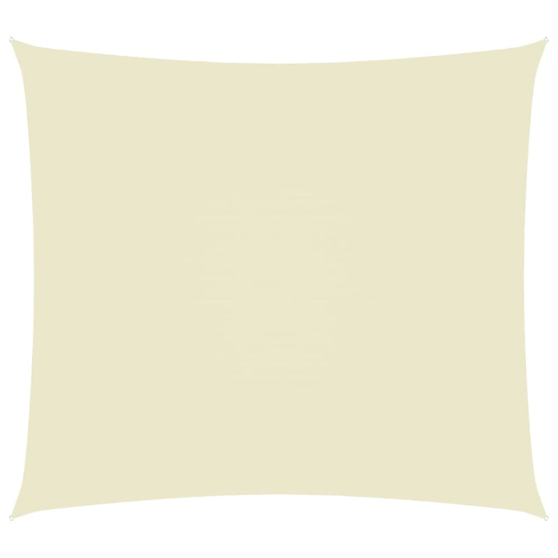 Sunshade Sail Oxford Fabric Rectangular 3x4 m Cream