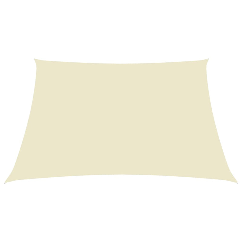 Sunshade Sail Oxford Fabric Rectangular 3x4 m Cream