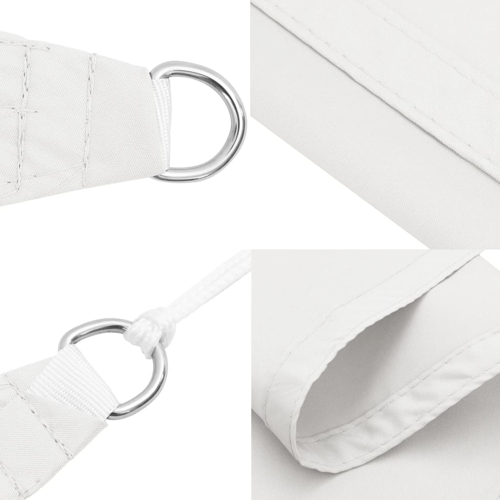 vidaXL Sunshade Sail Oxford Fabric Square 7x7 m White 6