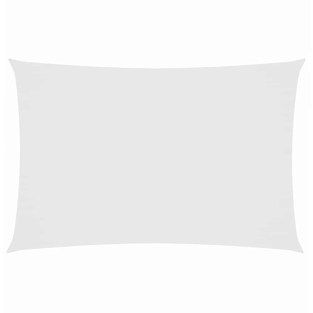 vidaXL Sunshade Sail Oxford Fabric Rectangular 2x5 m White 2