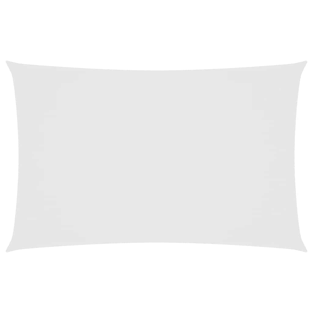 Sunshade Sail Oxford Fabric Rectangular 4x7 m Width 4 m Drop 7 m White