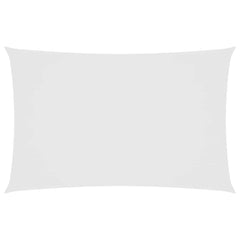 Sunshade Sail Oxford Fabric Rectangular 4x7 m Width 4 m Drop 7 m White