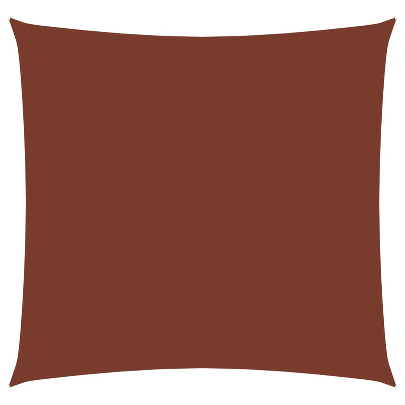 Sunshade Sail Oxford Fabric Square 3x3 m Terracotta