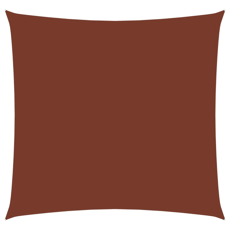 Sunshade Sail Oxford Fabric Square 7x7 m Terracotta