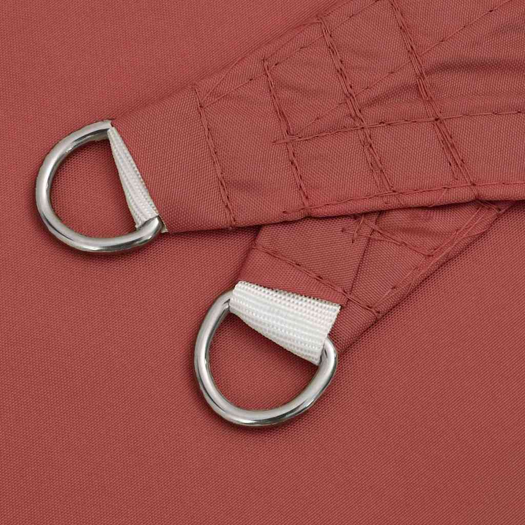 vidaXL Sunshade Sail Oxford Fabric Square 7x7 m Terracotta 5