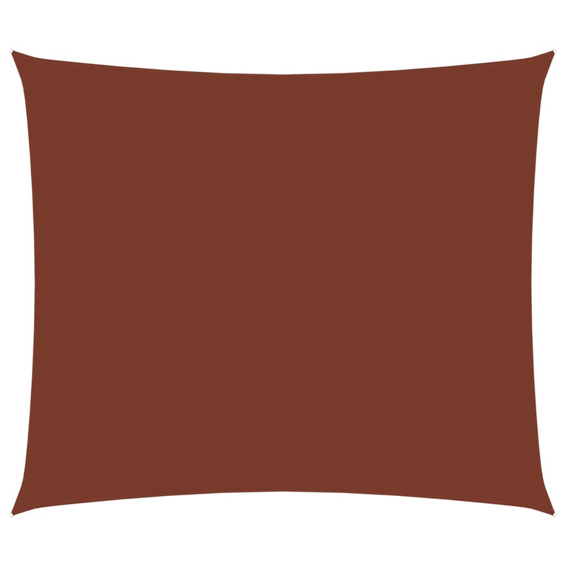 Sunshade Sail Oxford Fabric Rectangular 3x4 m Terracotta