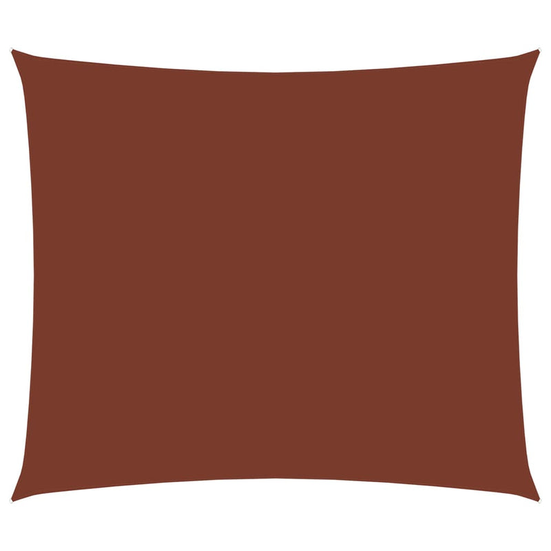 Sunshade Sail Oxford Fabric Rectangular 4x5 m Terracotta