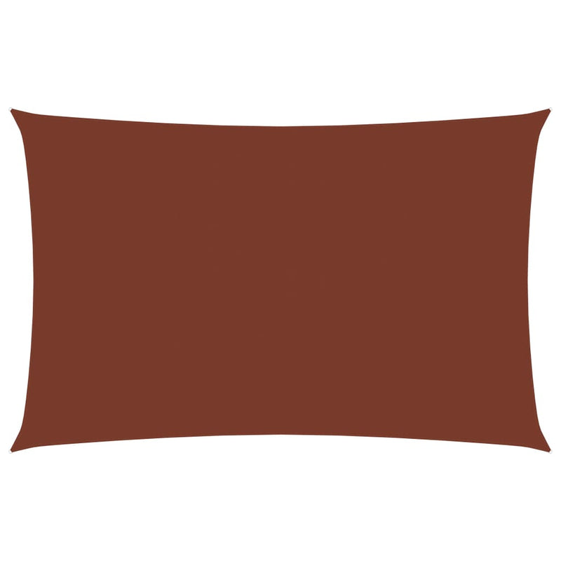 Sunshade Sail Oxford Fabric Rectangular 5x8 m Terracotta