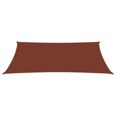 Sunshade Sail Oxford Fabric Rectangular 5x8 m Terracotta