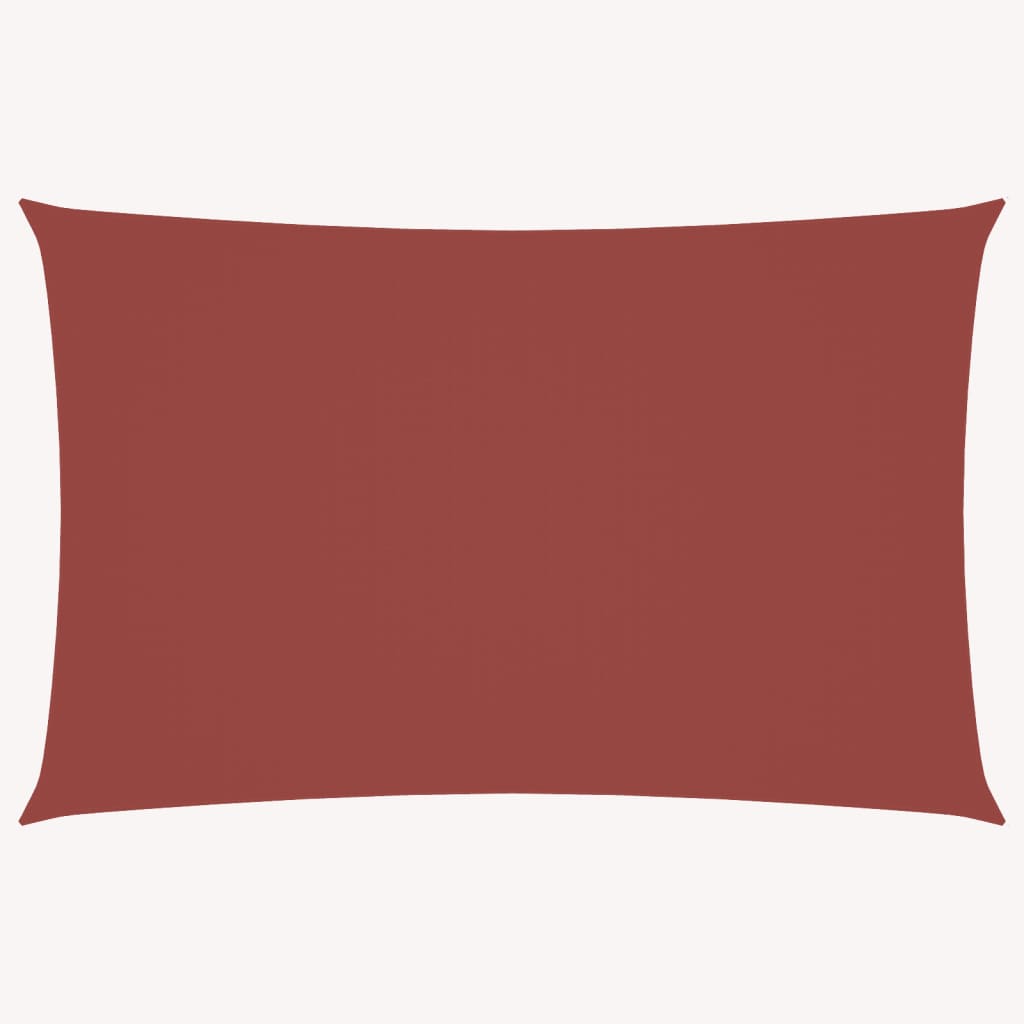 vidaXL Sunshade Sail Oxford Fabric Rectangular 6x8 m Terracotta 2