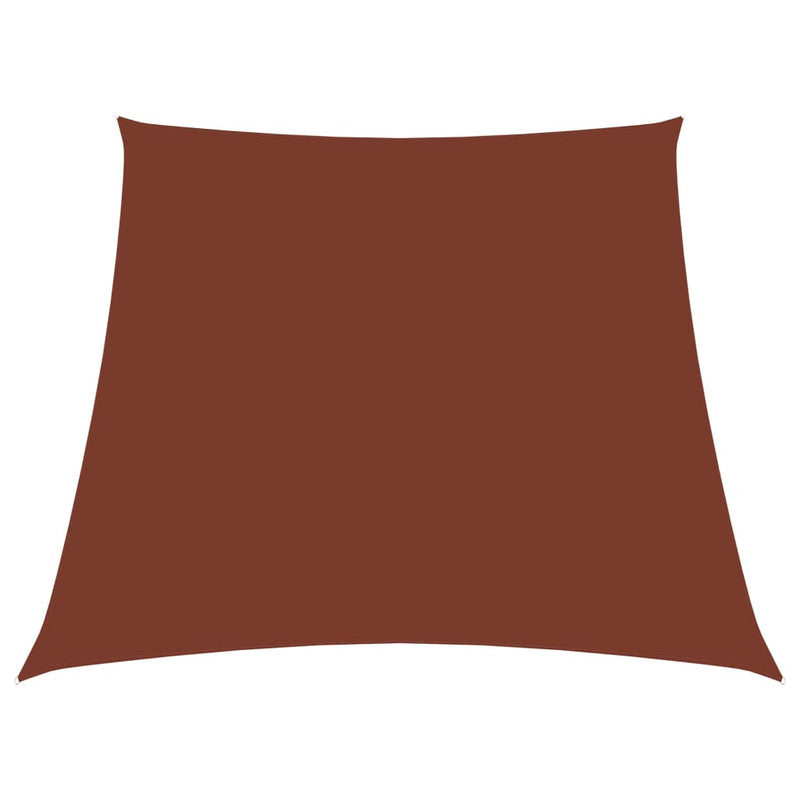 Sunshade Sail Oxford Fabric Trapezium 3/4x3 m Terracotta