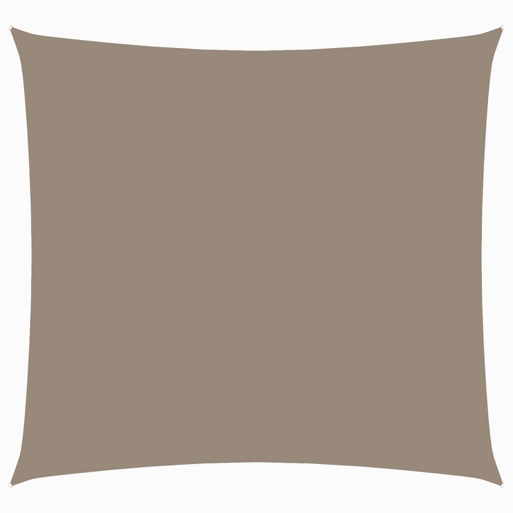 vidaXL Sunshade Sail Oxford Fabric Square 6x6 m Taupe 2