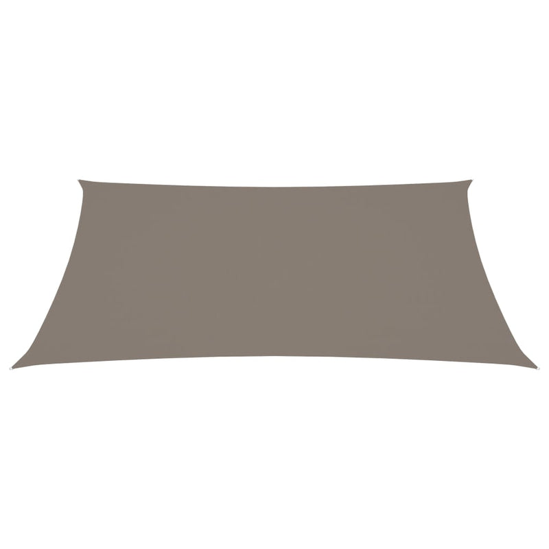 Sunshade Sail Oxford Fabric Rectangular 2x4.5 m Taupe