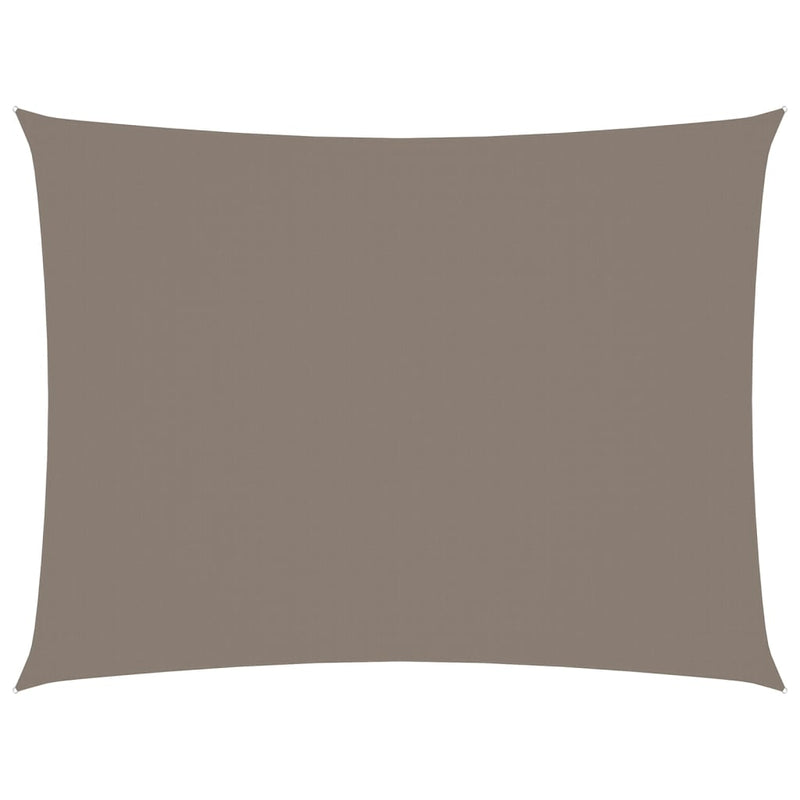 Sunshade Sail Oxford Fabric Rectangular 3x4.5 m Taupe