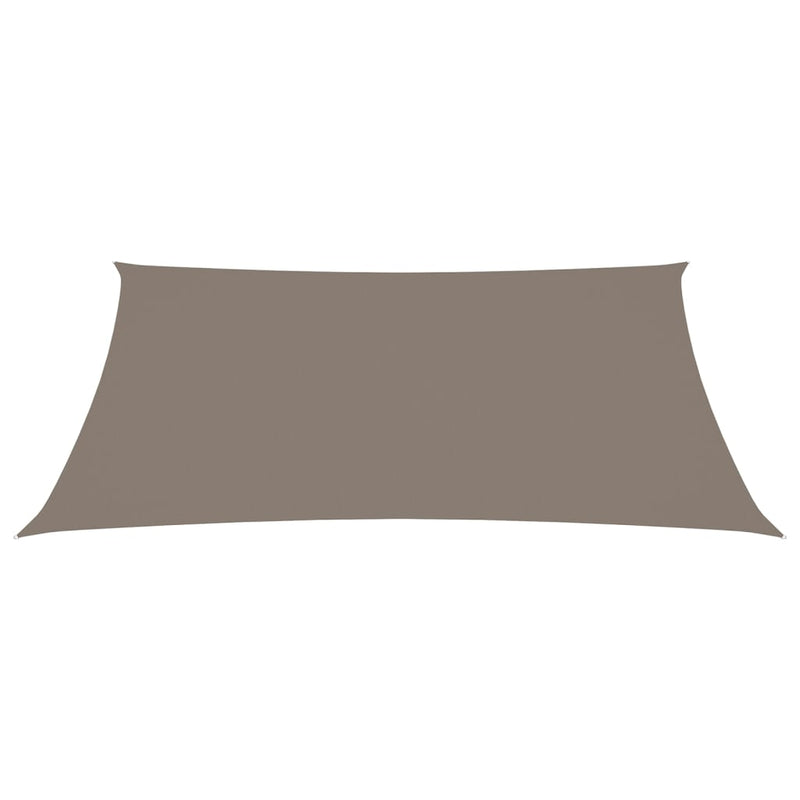 Sunshade Sail Oxford Fabric Rectangular 3x4.5 m Taupe