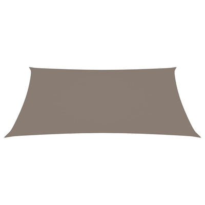 Sunshade Sail Oxford Fabric Rectangular 4x5 m Taupe