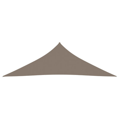 Sunshade Sail Oxford Fabric Triangular 3.5x3.5x4.9 m Taupe