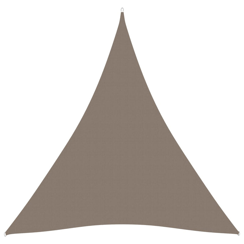 Sunshade Sail Oxford Fabric Triangular 4x4x4 m Taupe