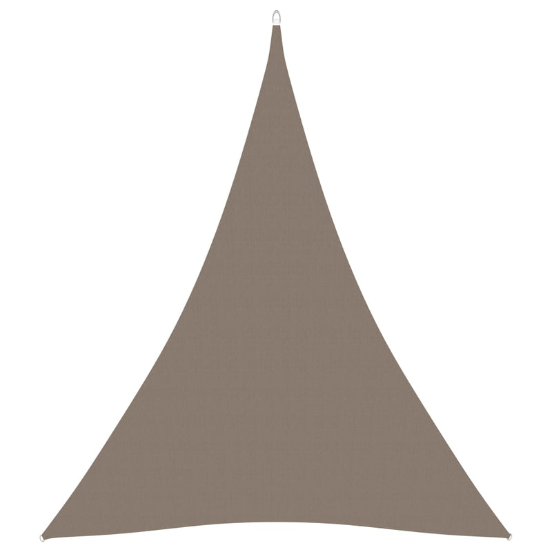 Sunshade Sail Oxford Fabric Triangular 4x5x5 m Taupe