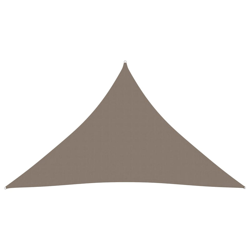 Sunshade Sail Oxford Fabric Triangular 4x5x5 m Taupe